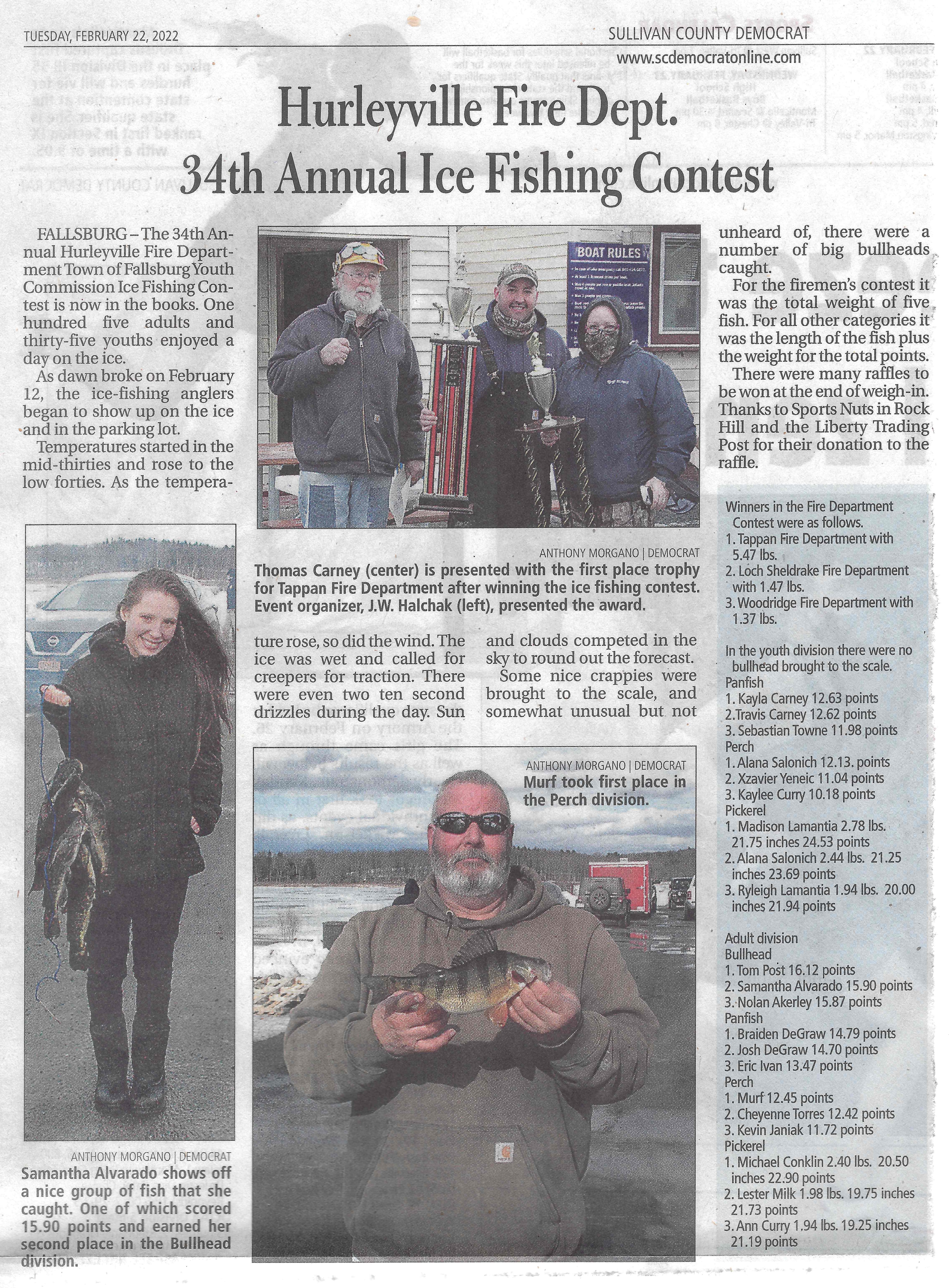 Sullivan County Democrat - After a relatively mild winter, fishing
